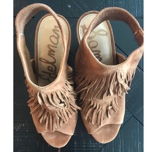 Sam Edelman fringe booties